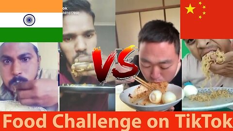 Funny Food Challange On TikTok | Who will win INDIA Vs CHINA | Be Me Stick