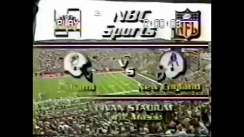 1984-10-21 Miami Dolphins vs New England Patriots