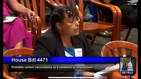 "VACCINES ARE SPREADING COVID-19" - Dr. Christina Parks Testimony For Michigan House Bill 4471
