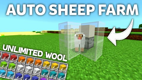 Best Minecraft Bedrock 1.19 Wool Farm: UNLIMITED WOOL!