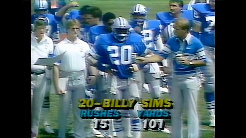 1984 Lions at Falcons