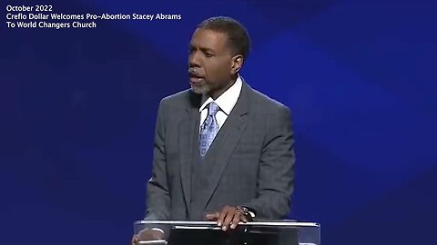 WOKE Pastors | Prosperity Preaching Pastor Creflo Dollars Supports Pro Abortion Stacey Abrams