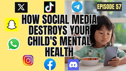 #57 How social media DESTROYS your child's mental health!! & Curing colon cancer through diet!