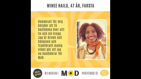 Winee, 47 år, egen företagare, Farsta | MoDs Riksdagskandidater