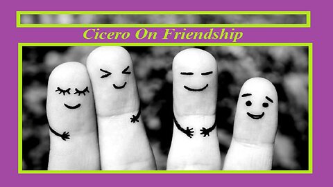 Cicero On Friendship