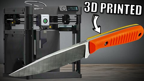 Are 3D Printers Good For Knife Making? | Bambu P1P