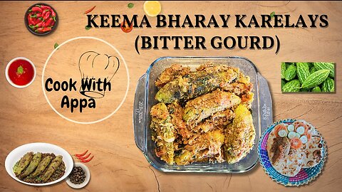 Keema Bharay Karelay/How to cook Qeema Karelay/ Qeema Karelay banane ka tarika/ Stuffed Bitter Gourd