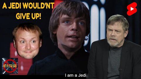 A Jedi Wouldn't Give Up - Mark Hamill - Rian Johnson #Shorts #YouTubeShorts #ShortsYouTube