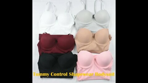 Bodysuit Women Shapewear Body Shaper With Cup Compression | Link in the description 👇 to BUY