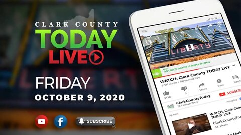 WATCH: Clark County TODAY LIVE • Friday, October 9, 2020