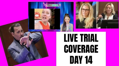 Johnny Depp Trial Day 14 LIVE COVERAGE: Amber Heard Takes the Stand