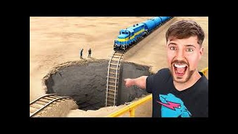 Wow ! 😍 Train Vs Giant Pit