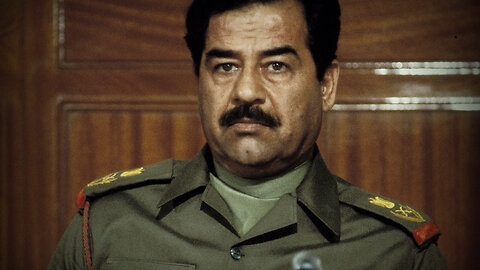 Saddam Hussein king of the world