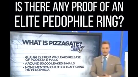 IS THERE ANY PROOF OF AN ELITE PEDOPHILE NETWORK