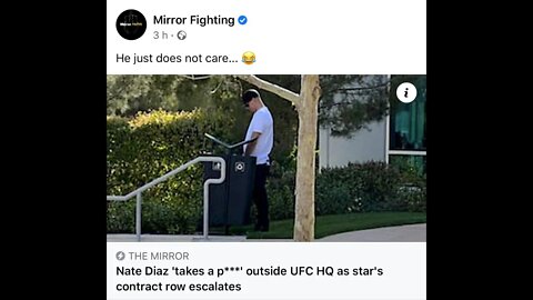 Nate Diaz claims to have urinated outside UFC HQ, so Dustin Poirier raised the stakes 😳