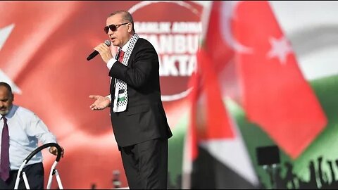 LA TURCHIA DI ERDOGAN FUORI CONTROLLO RADUNA LA PIAZZA PER GAZA E MINACCIA DI GUERRA ISRAELE!