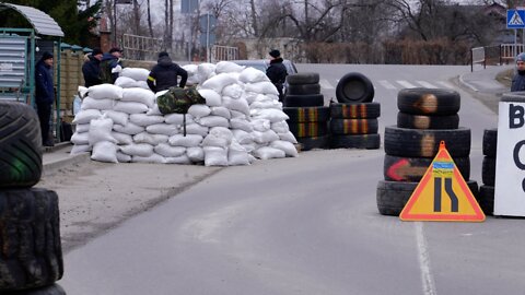 Newsy Gets Inside Look At Checkpoint Set Up Outside Lviv, Ukraine