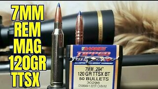 7mm Rem Mag 120gr Barnes TTSX Review