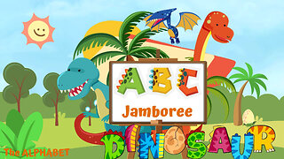ABC SONG| THE ALPHABET SONG| Nursery Rhymes|ABC Jamboree Dinosaurs|Dinosaurs A to Z song|Kids Songs