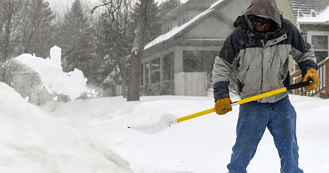 Most of Canada and the United States are covered in harsh winter weather.