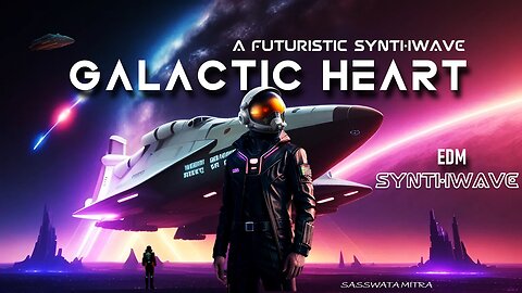 Galactic Heart A Retro Synthwave EDM 🎧 | Futuristic Beats & Lyrics
