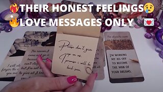 ❤️‍🔥NO CONTACT🔥THEIR HONEST FEELINGS😢🔥LOVE MESSAGES ONLY📞💌 NO CONTACT COLLECTIVE LOVE TAROT READING