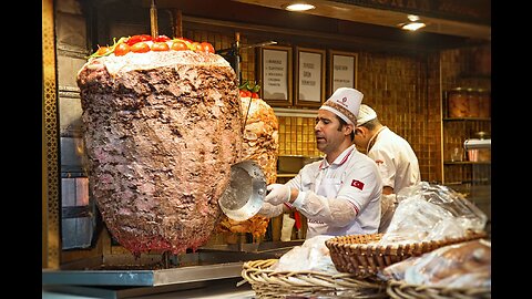 The Best Place: Turkey Popular Donner Kebab/ Istanbul Street Food