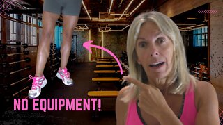 LADIES OVER 40 | MY TONED LEGS HOME WORKOUT WITH NO EQUIPMENT