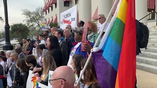Gay, trans advocates denounce 'Don't Say Gay' bill