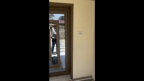 Aluminum door