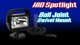 HID Spotlight with 200lb Grip Magnetic Base