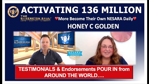Honey C Golden: 101 NEW Endorsements & How 136 MILLION+ LIVES Now Upgraded⚡️BE YOUR OWN NESARA⚡️