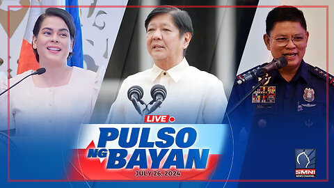 LIVE: Pulso ng Bayan kasama sina Admar Vilando at Jade Calabroso | July 26, 2024