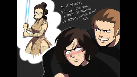 Kylo and Rey Star Wars Comic Fandub