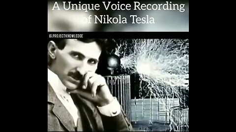 A unique voice recording of Nikola Tesla about the existence of Free Energy. ⚡️⚡️⚡️⚡️⚡️⚡️⚡️⚡️⚡️