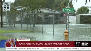 Rebecca Petite in Polk County | Polk County Officials encourage evacuations as rain and winds continue to get stronger.