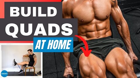 HOME ALTERNATIVES for gym exercises | LEG EXTENSION MACHINE (for quads)