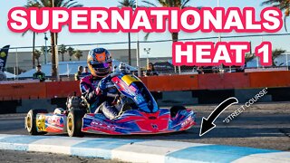 SKUSA SUPERNATIONALS HEAT 1 (DRAG RACE TO THE LINE!)