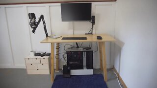 My finished 15$ desk for my home studio.