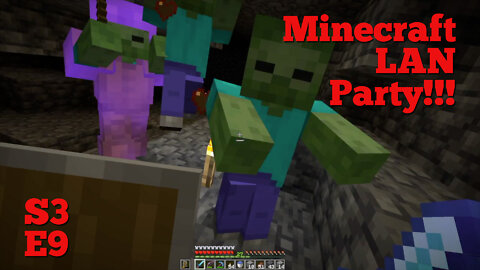 Minecraft LAN Party! Season 3 Episode 9 - Little Cave, Big Cave