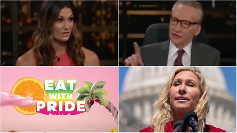 Krystal Ball Owns Bill Maher, Marjorie Taylor Greene Defends Assange, Controversial Postmates Ad