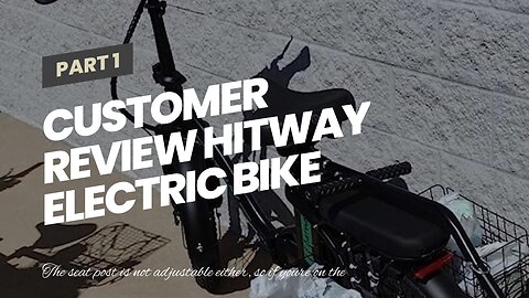 New Review HITWAY Electric Bike for Adults, 20" Fat Tire E Bike 750W 20MPH Removable Folding El...