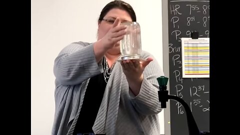 Teacher Shows Gravity Defying Water Trick