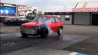 Ford Fiesta Becomes The Ultimate Drag Racer | RIDICULOUS RIDES