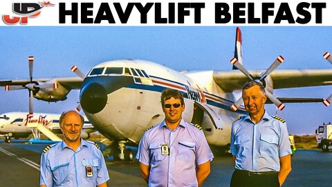 Flying the Memorable HeavyLift BELFAST Paris to Dakar (2001)