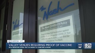 Valley venues requiring proof of vaccine