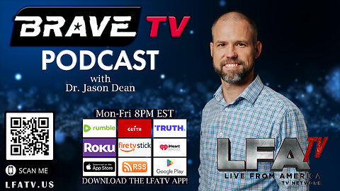 BRAVE TV 8.7.23 @8pm: with Dr. Jason Dean Covid Nano-Alerts and the New World Order!