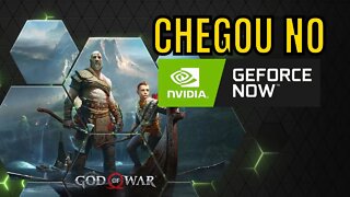 GOD OF WAR CHEGOU no GEFORCE NOW