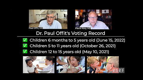 Dr. Pierre Kory Blasts Dr. Paul Offit For Approving COVID Vaccines For Children