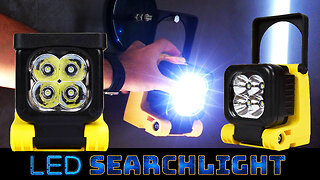 Rechargeable LED Lantern Searchlight for Hunting - Magnetic Mount Base